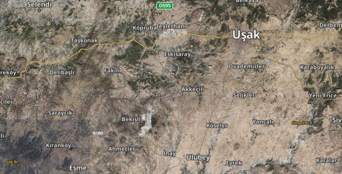 UŞAK EŞME KOLANKAYA KÖYÜNDE 1.390 M² TARLA - UŞAK EŞME fotoğraf 5